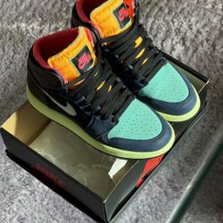 Air Jordan 1 Retro High 'Tokyo Bio Hack' Air Jordan Size 7 Women 5 Men