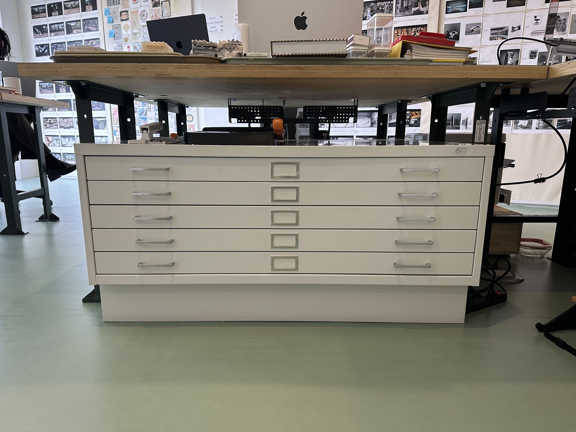 Large 5 Drawer Flat File For Office Or Home Office