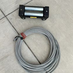 Winch Cable 3/8 100ft Long With Fairlead