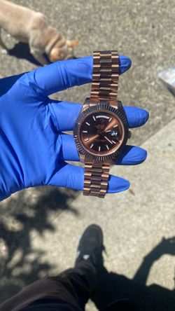 Rose gold Rolex
