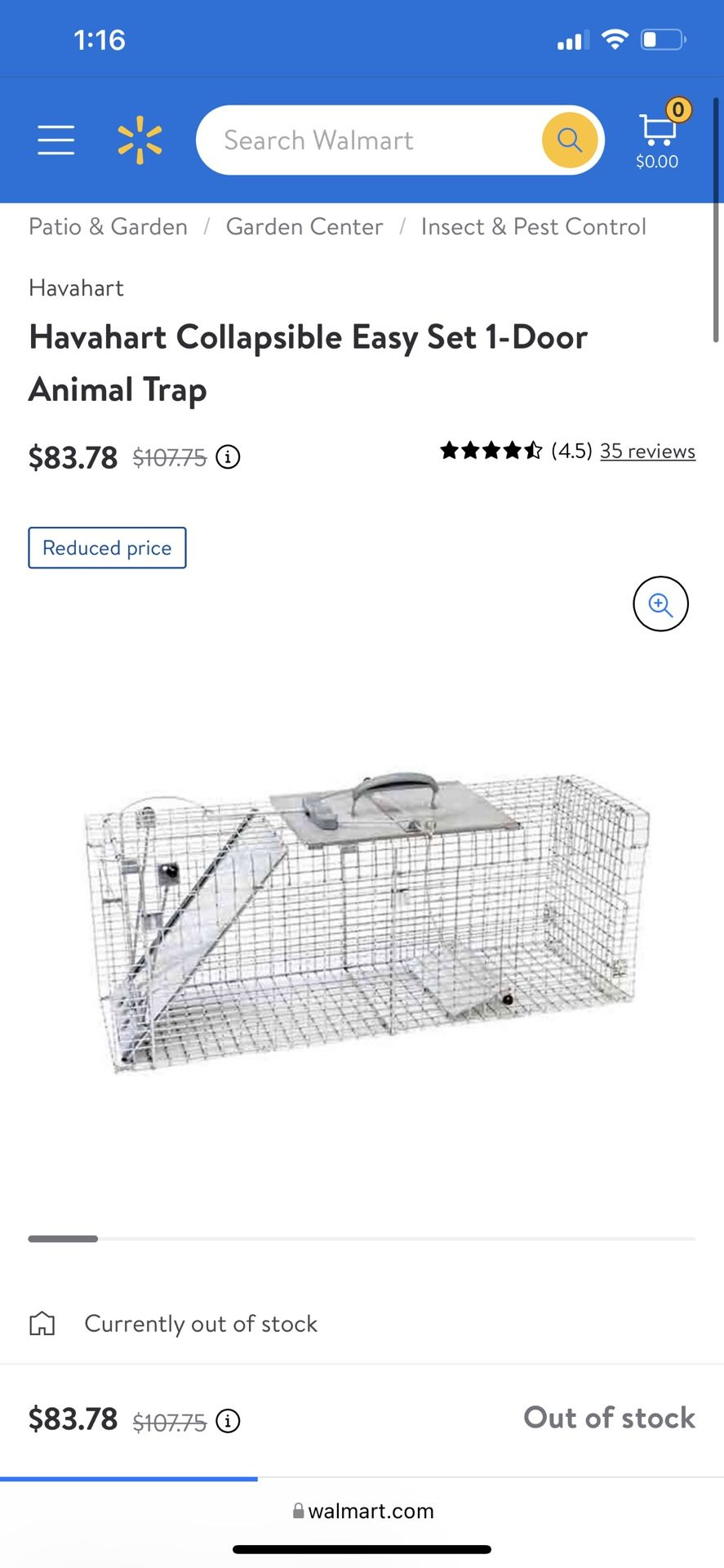 Havahart Live Animal Trap