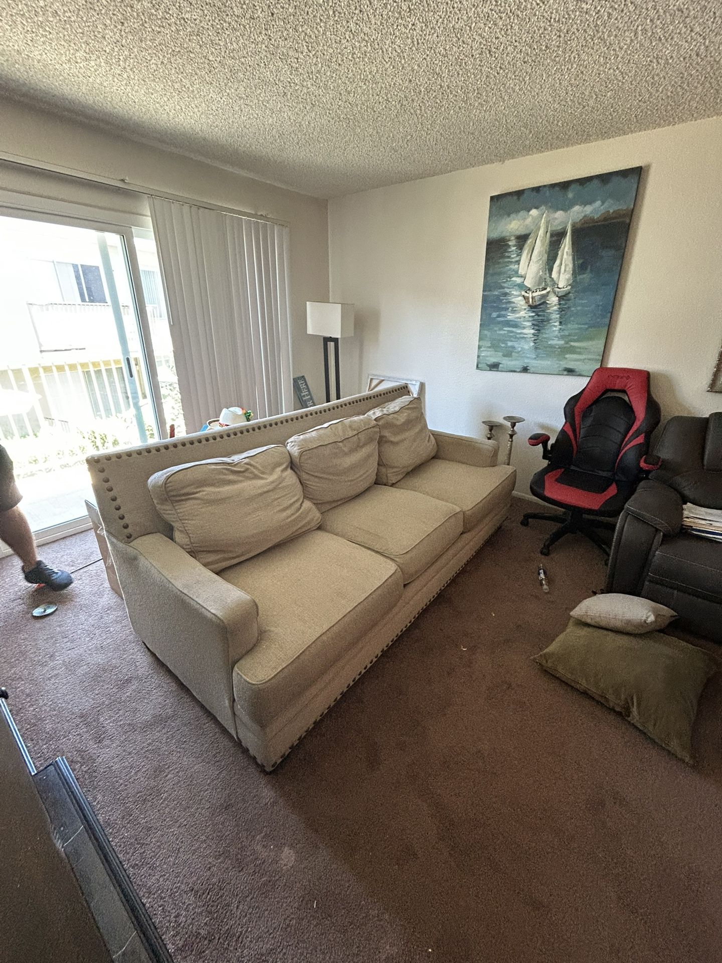 Cream Sofa