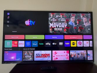 55 inch QNED LG Smart TV with webOS and magic remote