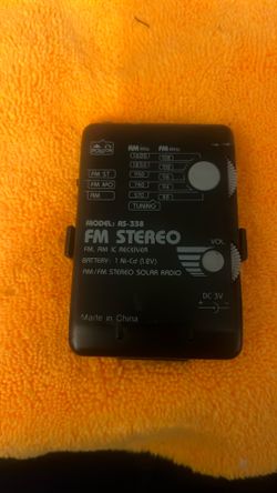 Vintage Pocket Mini Solar Powered AM/FM