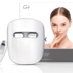 GYH LED Face Mask, Red Light Mask for Face, FSA/HSA eligible, Wireless High Dose Red LED Mask, Infrared Light & Blue LED Mask Skincare, Anti-ageing, C