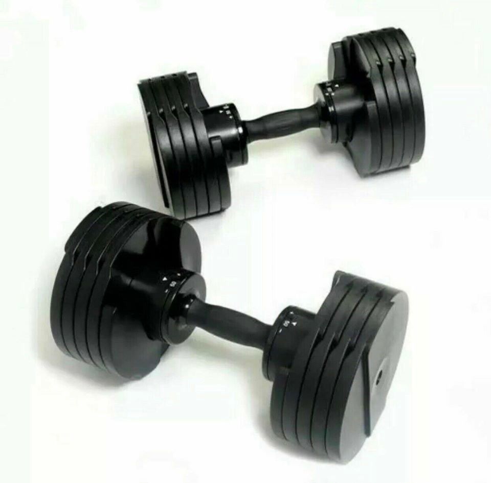 Core Home Fitness Adjustable Dumbbells Set 5- 50 Lbs NEW