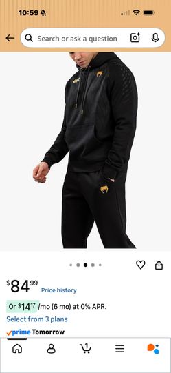 Venum UFC Zenith Men’s Replica Champion Pullover Size Medium 