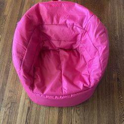 Posh Creations Pink Beanbag Lounger Chair