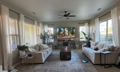 Modern Driftwood coffee table rug tree living room set