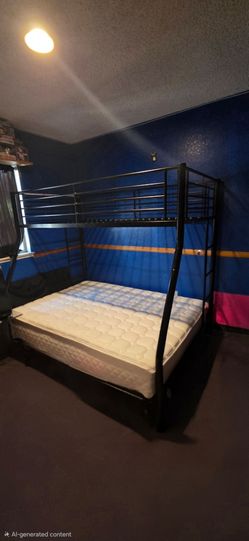 Bunk bed. For sale.  Full bottom. Twin top.