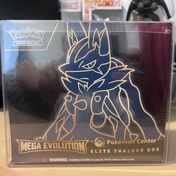 Mega Evolution Lucario Pokemon Center ETB