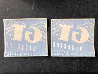 GT BICYCLES AUTHORIZED DEALER STICKERS