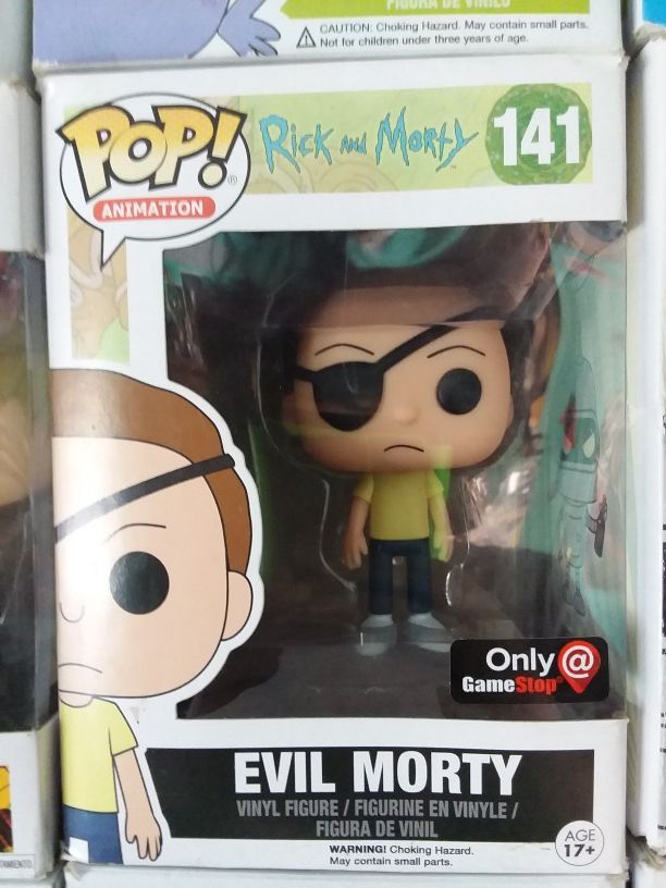 Gamestop exclusive Evil Morty funko pop