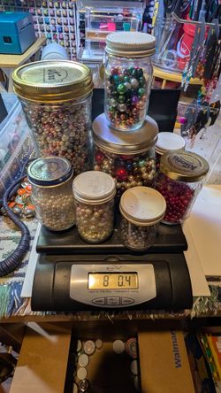 MOVING SALE- FAUX PEARLS INTERESTING COLORS
