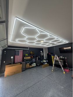 hexagon LED garage lights