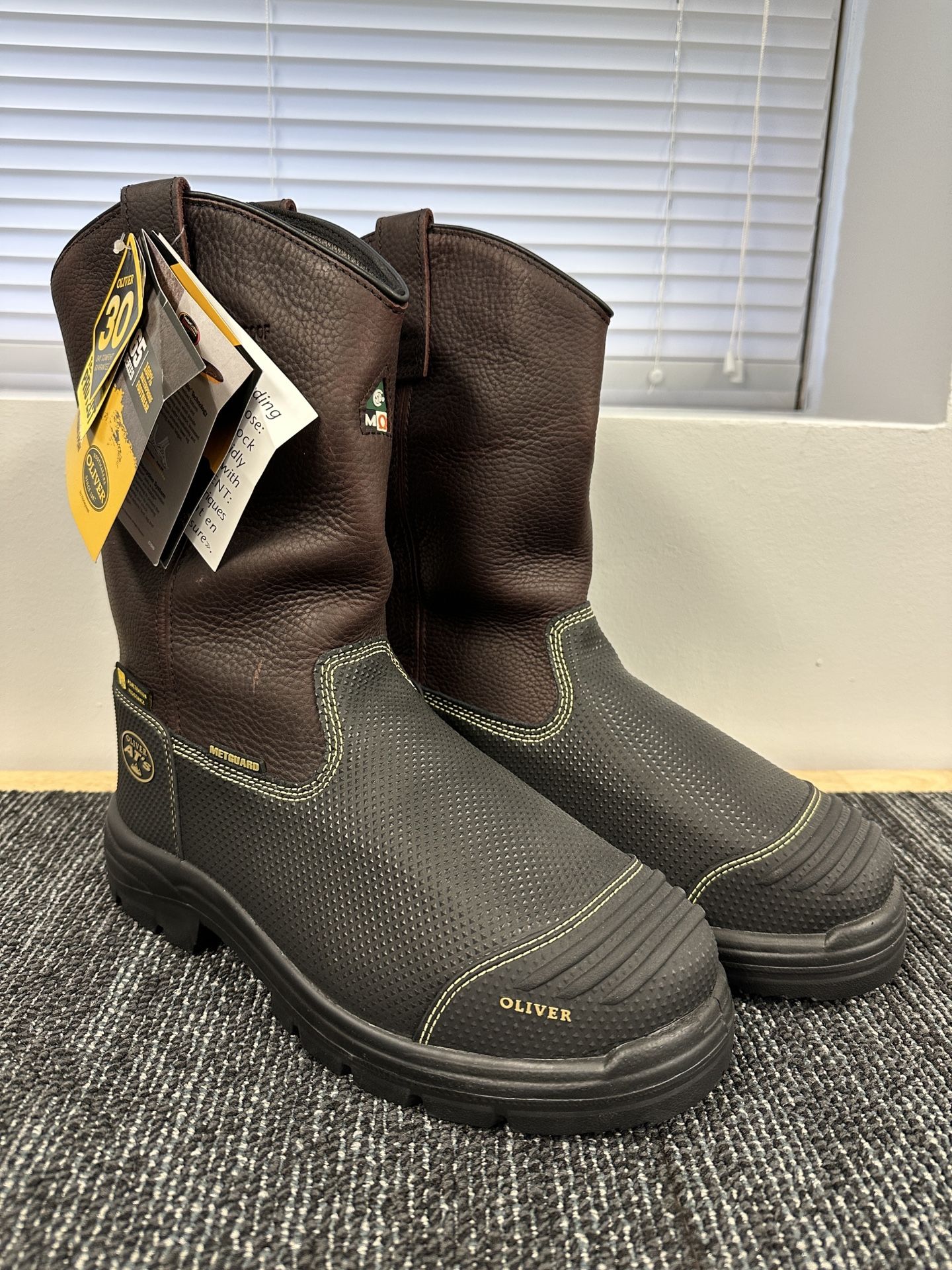 Oliver Men's 12" Steel Toe Pull On Riggers Boot Size 12