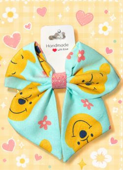 Handmade Winnie the Pooh bow