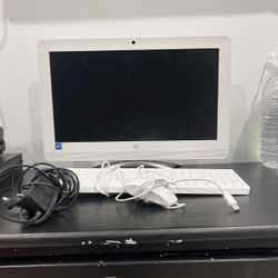 White Hp 2019 Computer Setups 19in