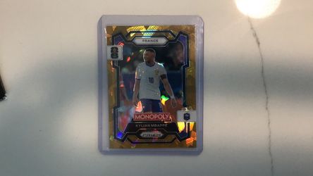 Kylan mbappe monopoly gold card