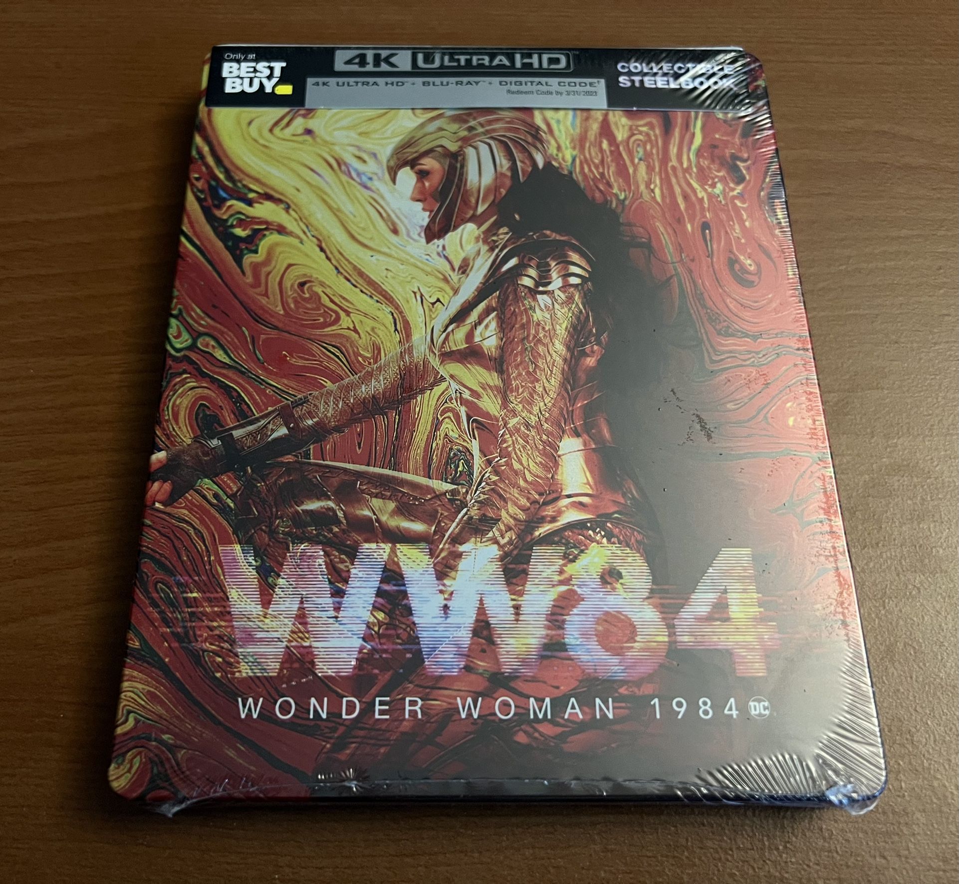 Wonder Woman 1984 WW84 Steelbook (4K + Blu-Ray + Digital) New