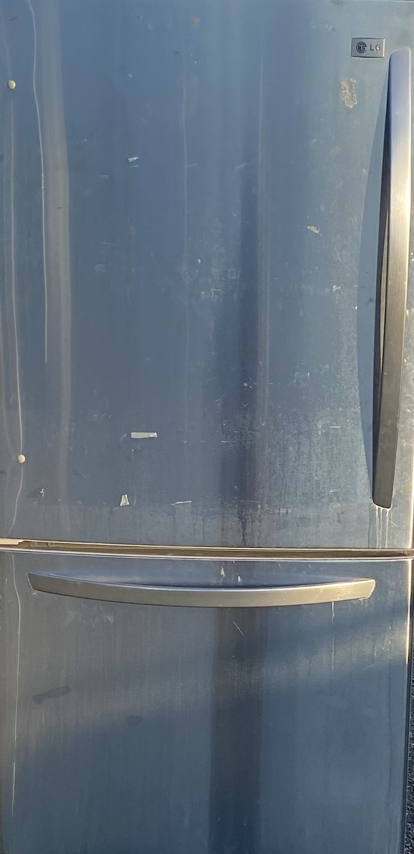 LG Stainless Top And Bottom Fridge
