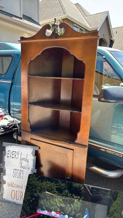 Corner Wood Cabinet
