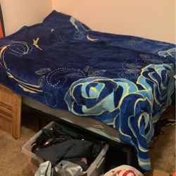 Frame And Mattress Of Full Size Bed 