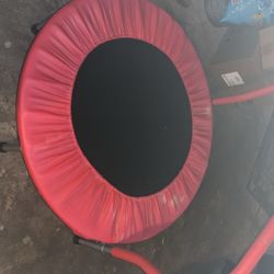 Red Toddler Inside Or Outside Trampoline 