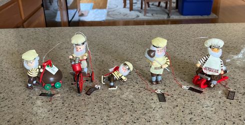 Older Hershey chocolate ornaments never used