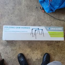 2 Pack Folding Steel Work Horses