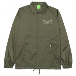 HUF 20th Anniversary Limited Edition Drop Out Coach Jacket Men's L Forrest Green 