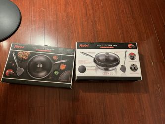 2 12.5 Stainless Non Stick Wok 