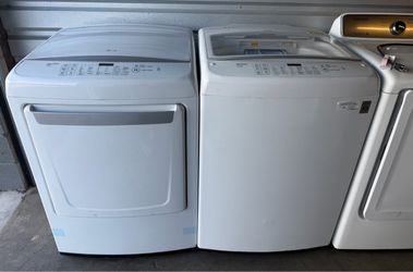 LG~🔊🔊🔥 Top Load Washer and Dryer Set Gas In Excellent Condition