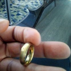 Tungsten Gold Ring
