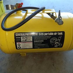 5 gallon portable air tank w/chuck