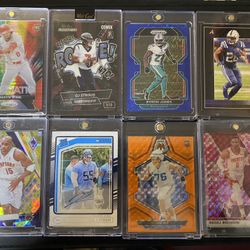 24 LOT Baseball Basketball Football Prizm Patch Auto ROOKIE PSA BECKETT RAW  
