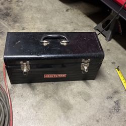 Used Craftsman Metal Tool Box With Shelf