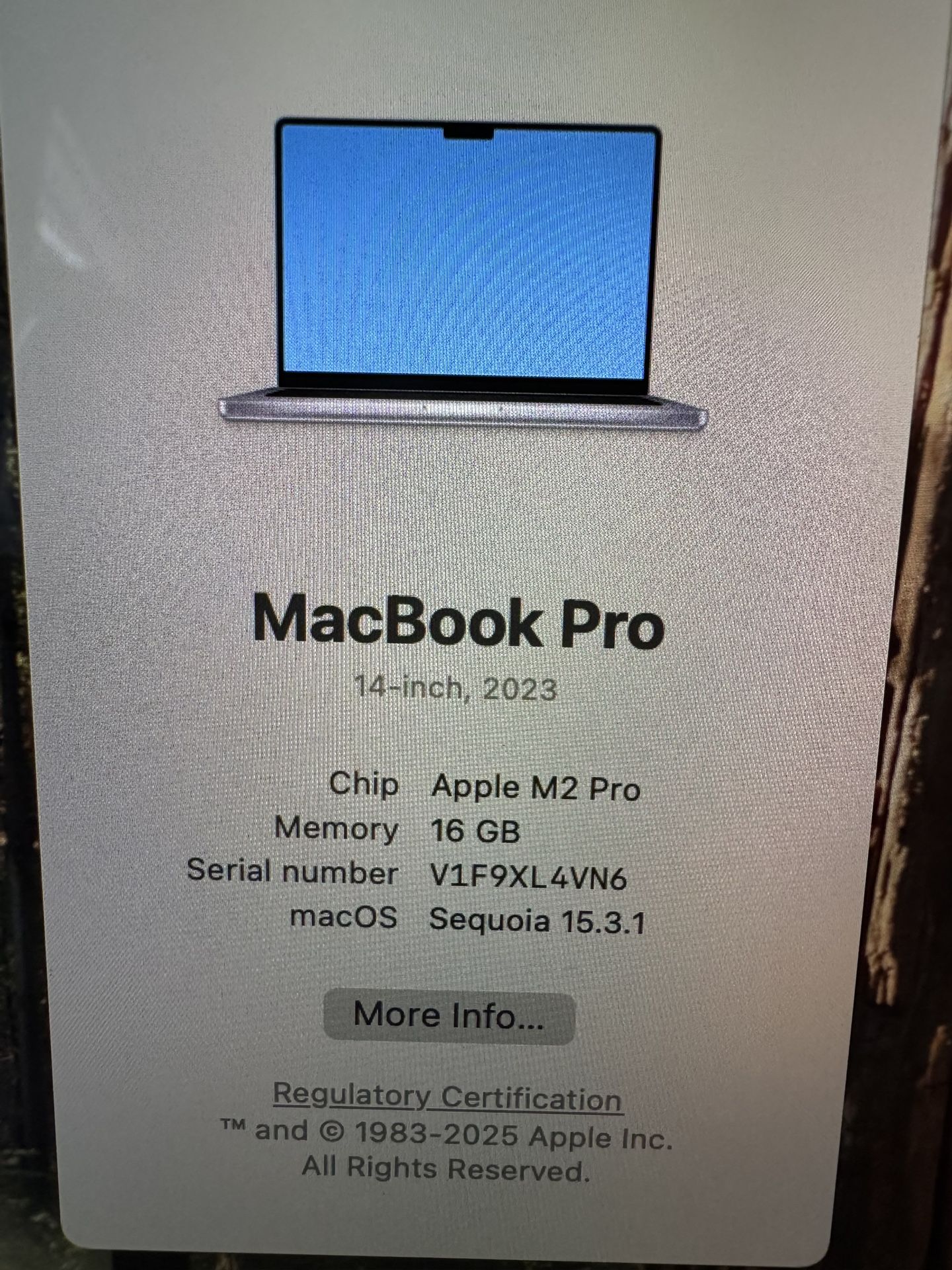 Macbook Pro 2023