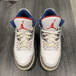 Jordan 3 True Blue Size 13 Men (Beaters)