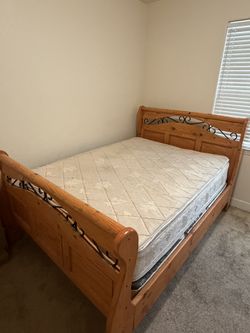Wooden Bed Frame 