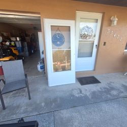 Storm Door. 80in By 36in