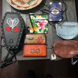 Assorted Purses - Wallets - Shoulder Bags 