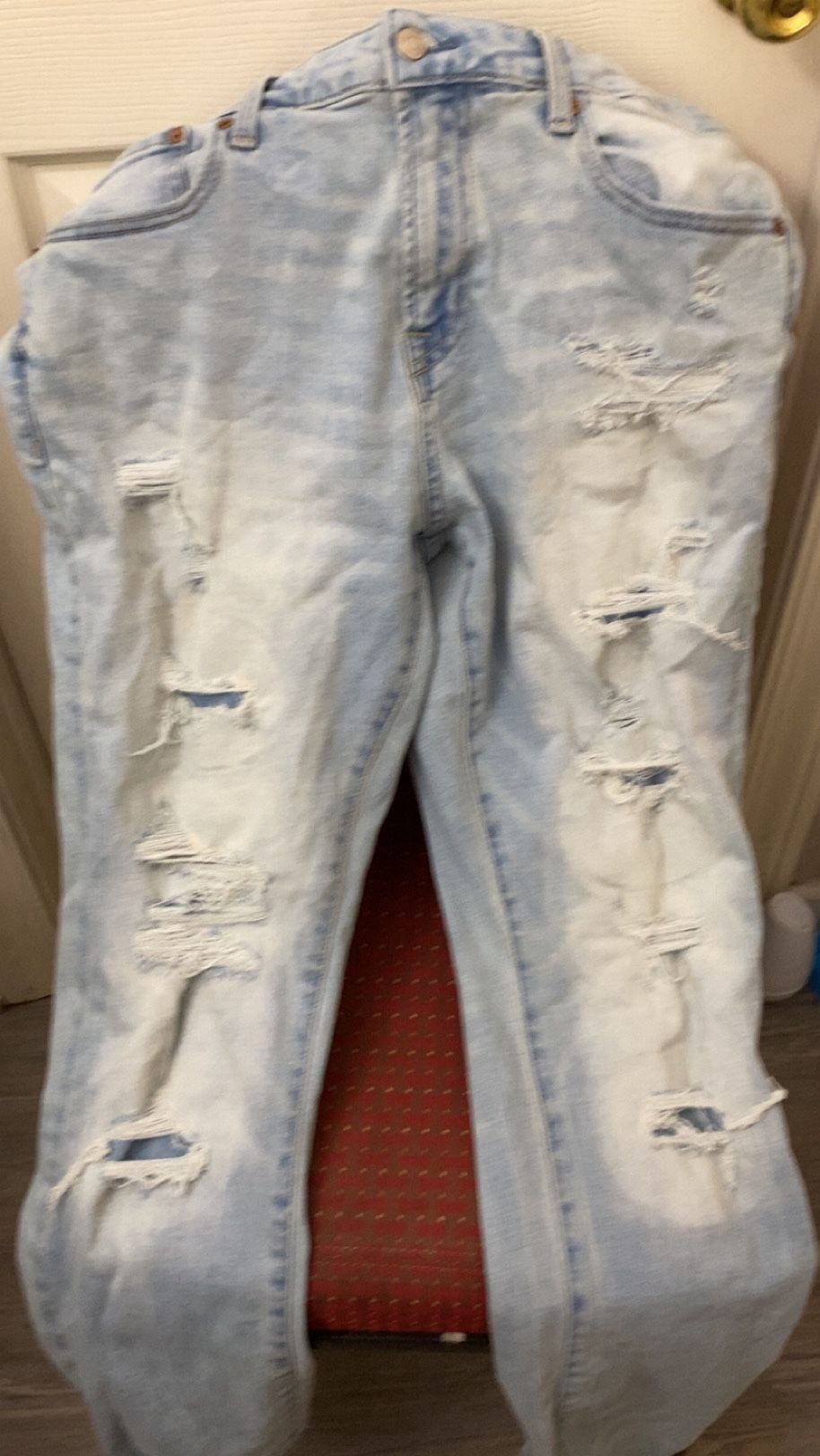 aero postale skinny jeans light blue