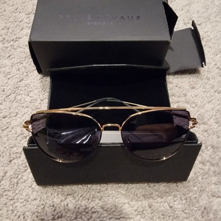New Prive Reveaux Aviator Style Sunglasses