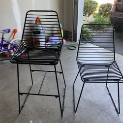 5 Metal Chairs