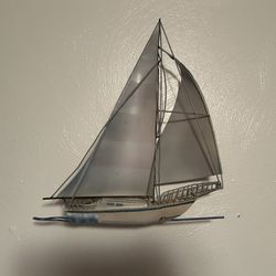 Metal Beachy Wall Hangings Handmade 