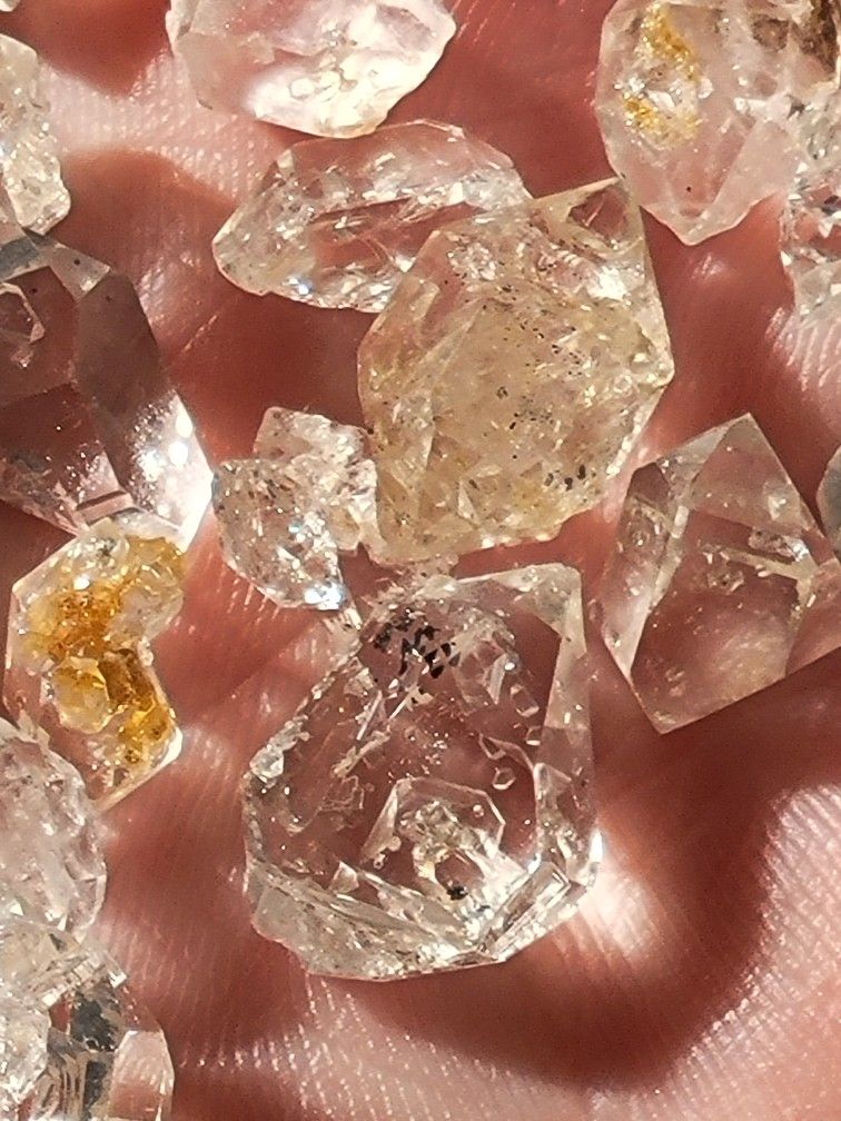 3pcs. Natural Herkimer Crystals / GEMSTONES 40ctw Total 