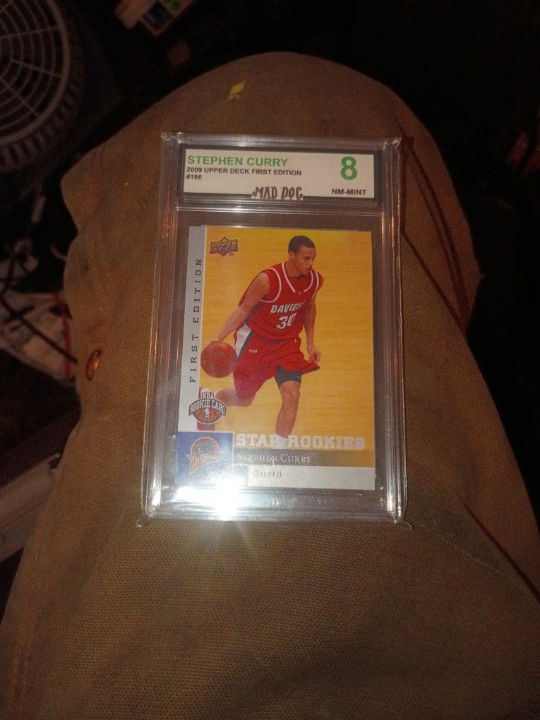 GRADED STEPH CURRY ROOKIE FIRST EDITION
