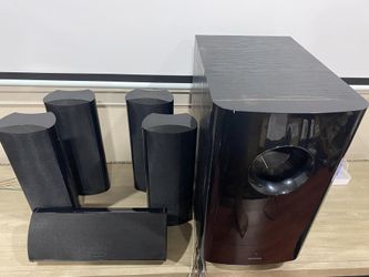 ONKYO 5.1 780W Surround Speakers SKW-750 Powered Subwoofer & SKF-750F & SKF-750S