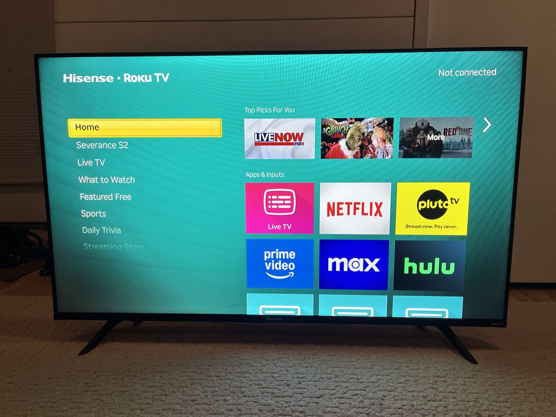 42” Roku TV Hisense